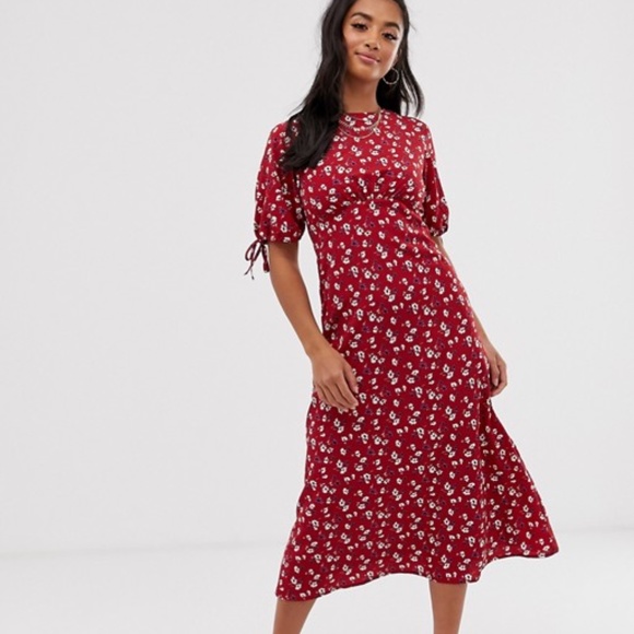 petite midi tea dress